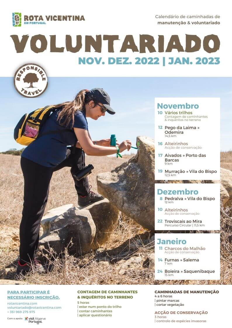 Calendário Voluntariado Nov Dez 2022 Jan 2023