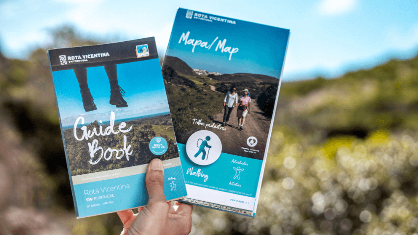 Where to buy maps and guide books of Rota Vicentina?