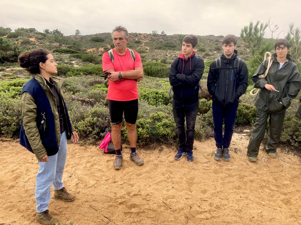 Acção de conservação e educação ambiental nos Zimbrais dos Alteirinhos