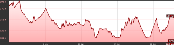 Perfil topográfico do CH02