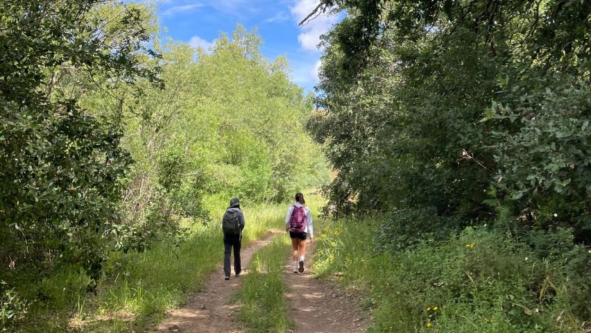 caminhantes no Caminho Historico