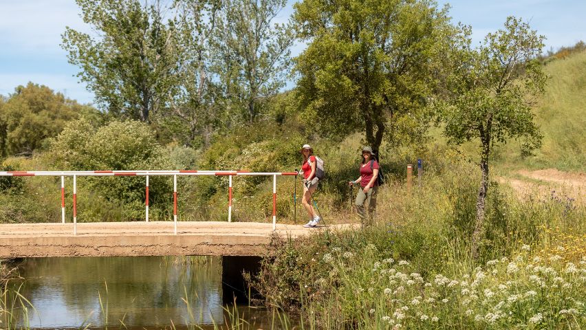 caminhantes no Caminho Histórico
