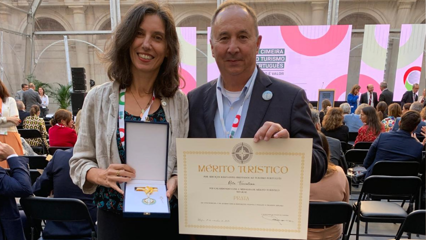 Marta Cabral recebe o Prémio de Mérito Turístico